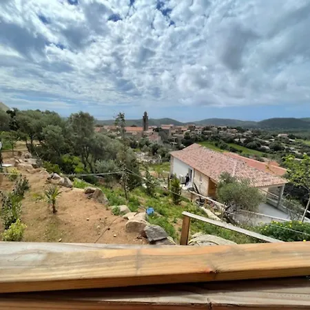 Villa Les Guetalis Du Rocher Et Village Monacia-d'Aullene